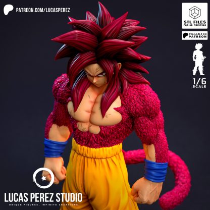 GOKU SSJ4 DAIMA FILE STL DOWNLOAD INSTANT - Image 4