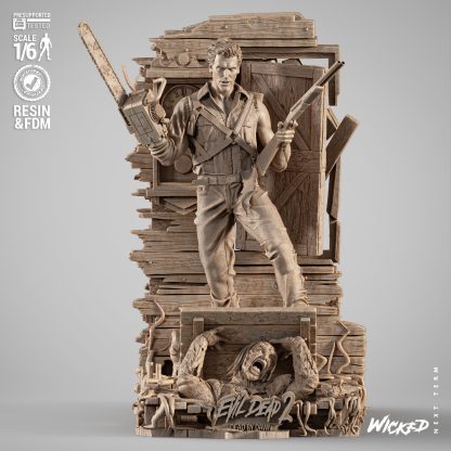 WICKED – Ash Sculpture File STL DOWNLOAD INSTANT