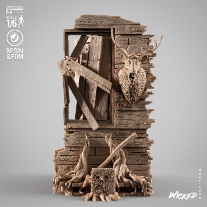 WICKED – Ash Sculpture File STL DOWNLOAD INSTANT - Image 4