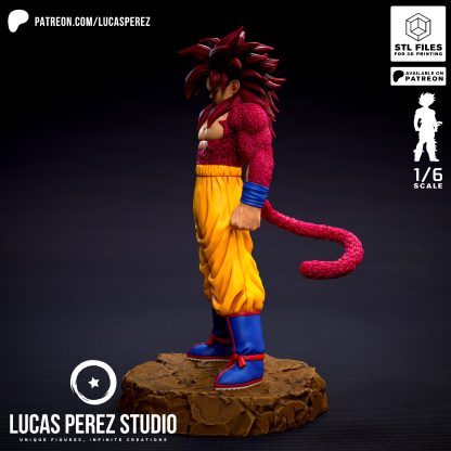 GOKU SSJ4 DAIMA FILE STL DOWNLOAD INSTANT - Image 2