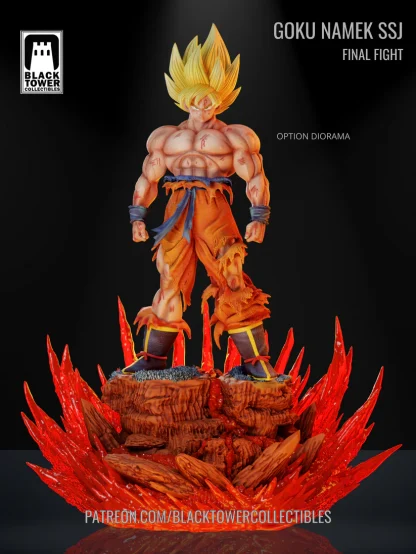Goku Namek Super Saiyan - Black Tower Collectibles FILE STL DOWNLOAD INSTANT
