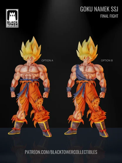 Goku Namek Super Saiyan - Black Tower Collectibles FILE STL DOWNLOAD INSTANT - Image 3