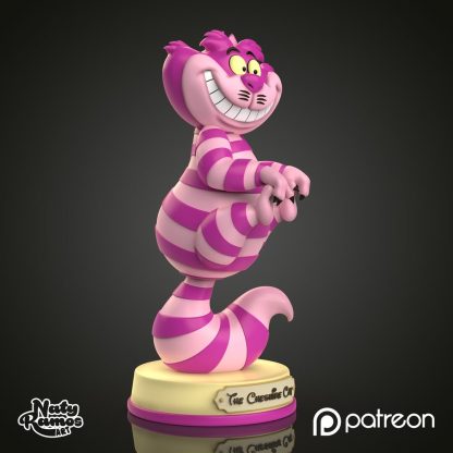 Naty Ramos Gato de Cheshire File STL DOWNLOAD INSTANT - Image 3