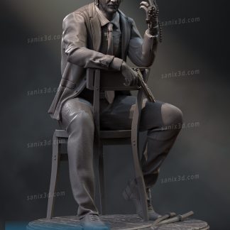 John Wick Sanix 3D File STL DOWNLOAD INSTANT