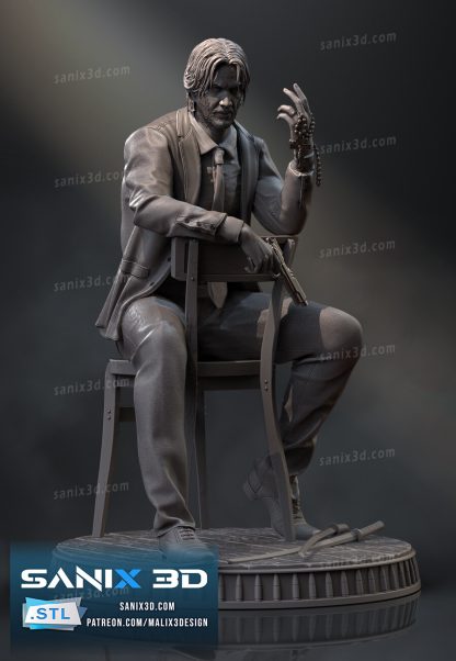 John Wick Sanix 3D File STL DOWNLOAD INSTANT