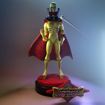 Fantomas Fantaman 1-6 scale UEL File STL DOWNLOAD INSTANT - Image 5
