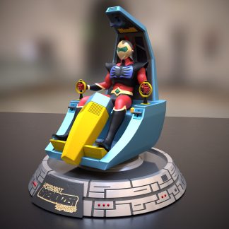 Actarus in the cockpit Duke Fleed Grendizer - File 3D STL DOWNLOAD INSTANT