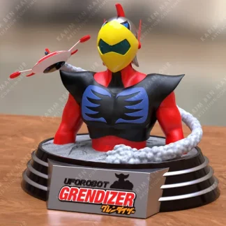 Actarus Bust V2 Duke Fleed Grendizer - File 3D STL DOWNLOAD INSTANT