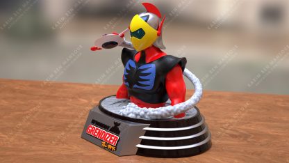 Actarus Bust V2 Duke Fleed Grendizer - File 3D STL DOWNLOAD INSTANT - Image 4