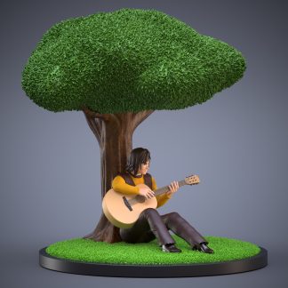 Duke Fleed - Actarus - Guitarist - File 3D STL DOWNLOAD INSTANT