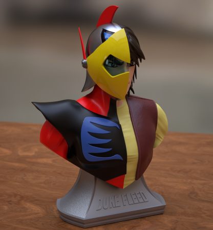 Actarus / Duke Fleed Buste Grendizer - File 3D STL DOWNLOAD INSTANT - Image 2