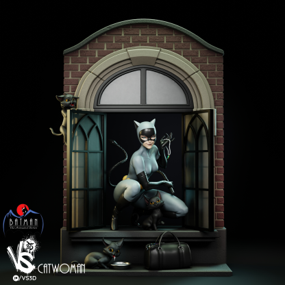 VS3D - TAS Catwoman File STL DOWNLOAD INSTANT - Image 2